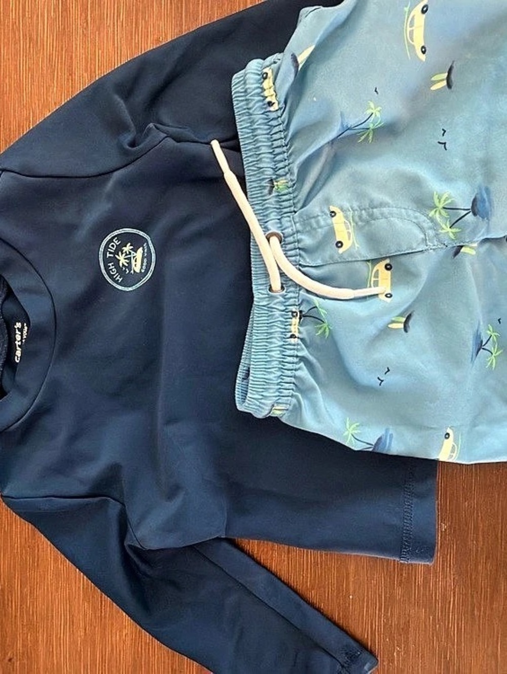 Carter's Baby 18M Car Print Matching Set Like New
